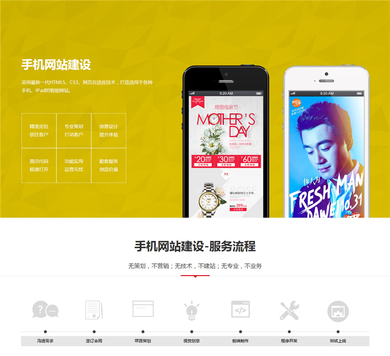 ：...详细咨询说 明: 为企业打造pc+手机+微信网站+小程序+app五站合一的网站