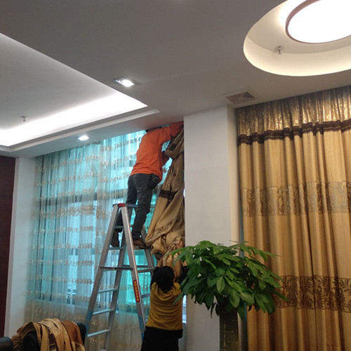 肇庆端州清洁公司之窗帘清洁,家惠家政专业团