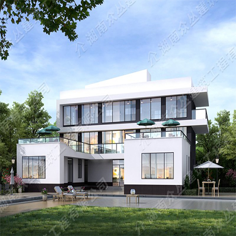 湘西简欧二层房屋设计图大全优惠价格咨询众丛建筑
