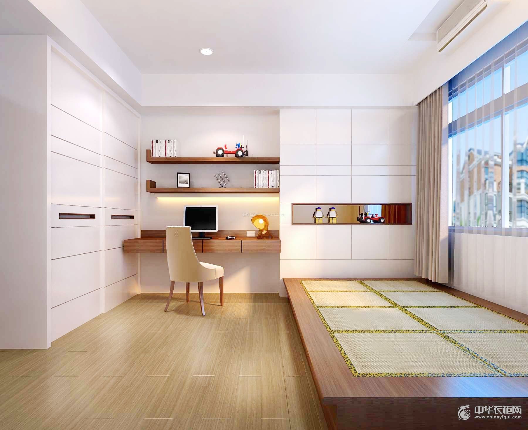 多功能榻榻米书房设计 五款榻榻米书房装修效果图鉴赏