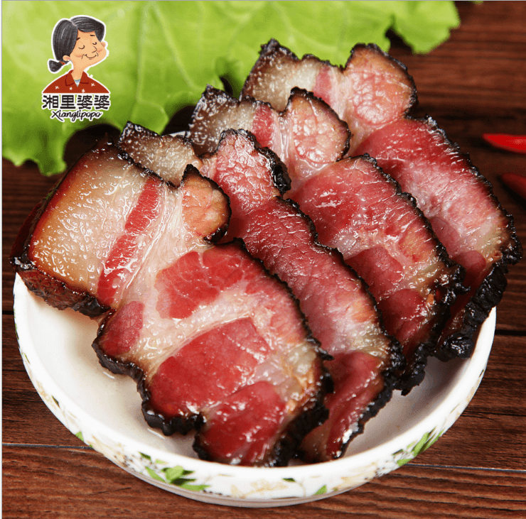 湘里婆婆柴火烟熏湘西腊肉