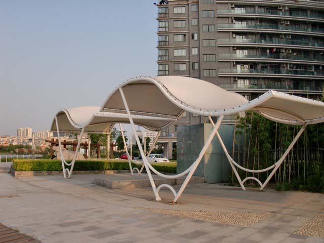 全国供应拉膜篷膜结构张拉膜张拉膜景观工程景观膜