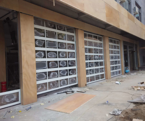 汽修厂车库门 汽车4s店门 高品质 车库门 甘肃德顺科技门业