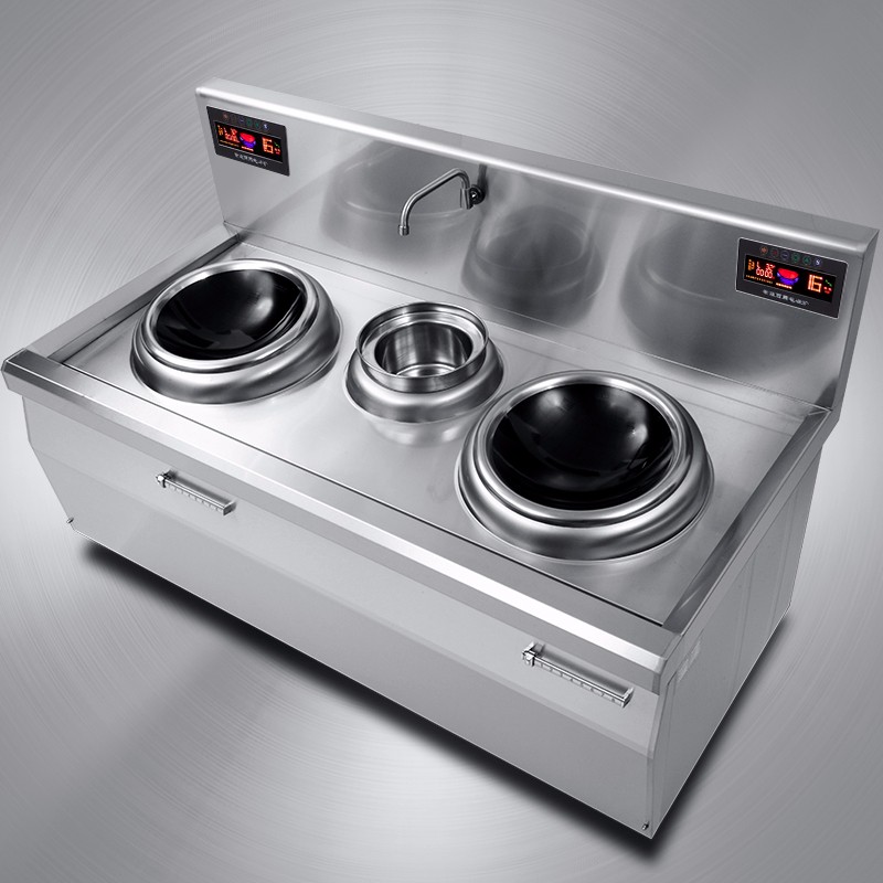双头双尾电磁小炒炉