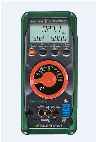毫欧表,多功能表metrahit 27i:新能源汽车测试欢.