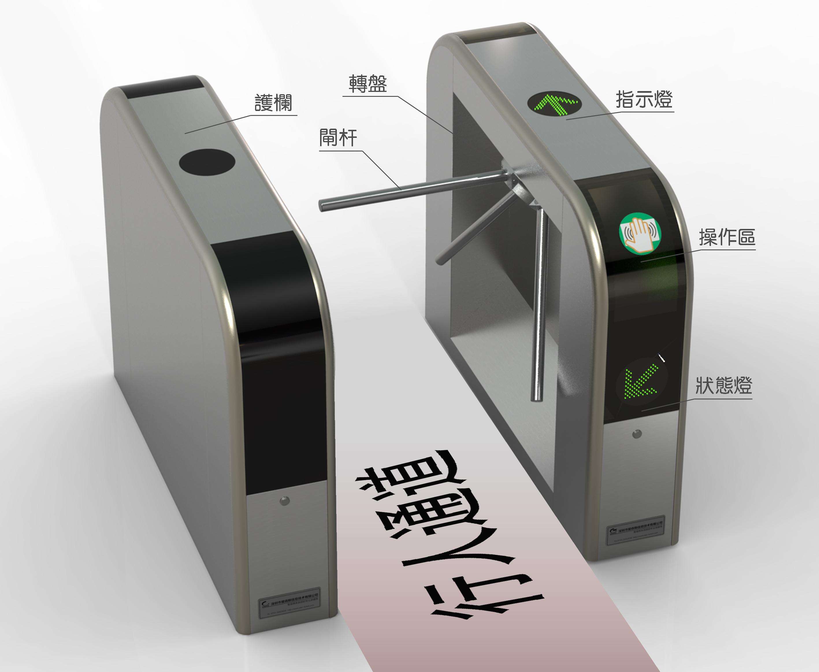 三辊闸门禁丨三辊闸厂家丨三辊闸工作原理