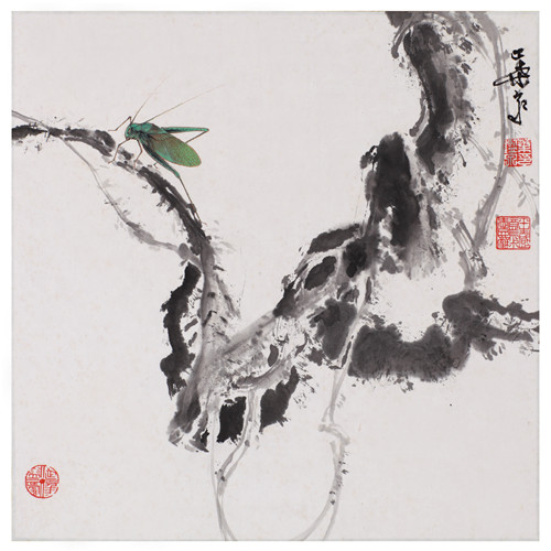 百诚艺术馆的画家叶泉-潜心于大写意花鸟画