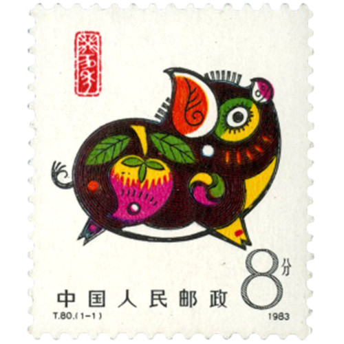 首轮生肖鸡邮票整版票价值,仅次于猴票