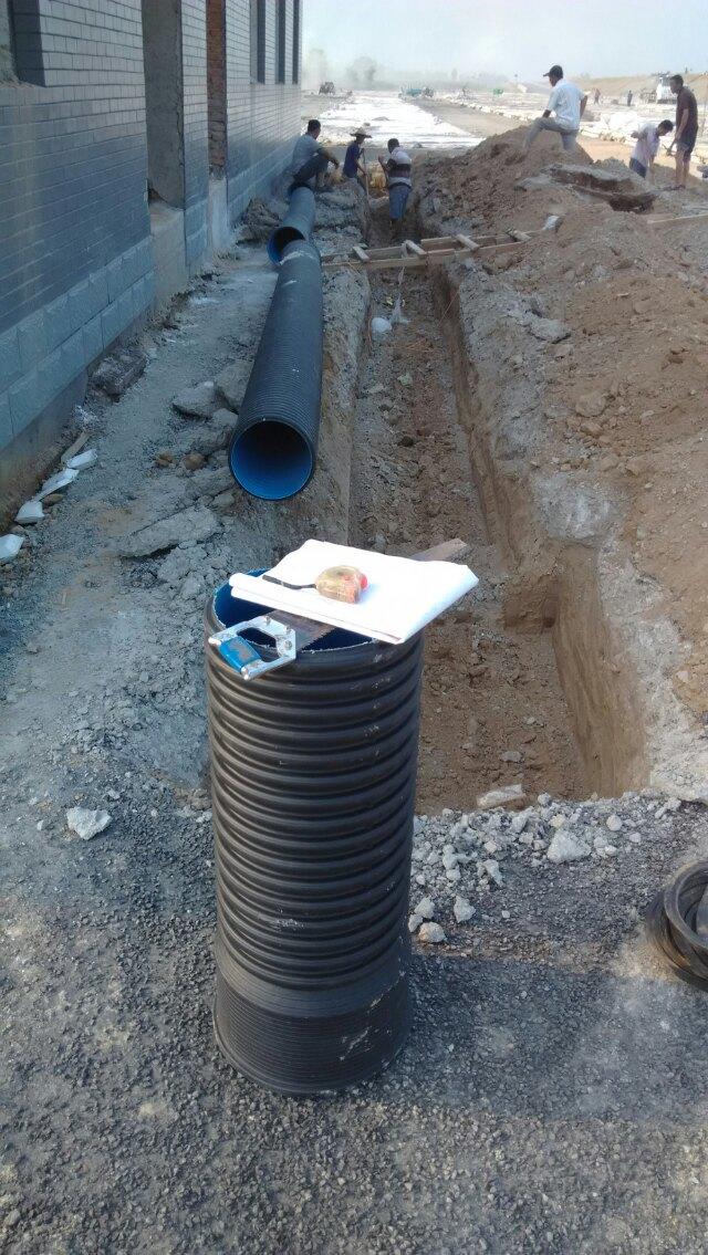 山东排水新款管材——hdpe双壁波纹管