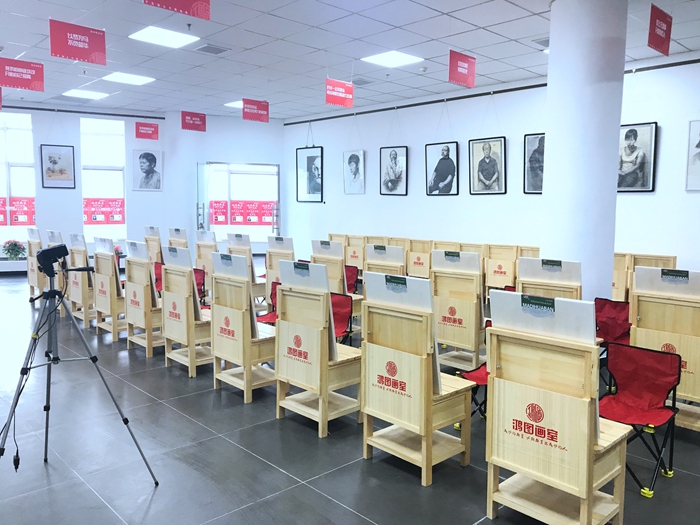 天津成人高考美术辅导,鸿图画室学习氛围浓