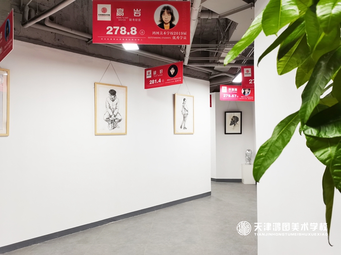 天津河北高考美术培训机构,鸿图画室值得信懒