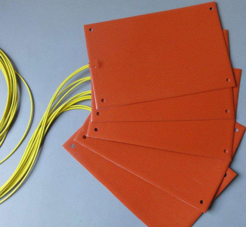 供应商机 电子元件 硅胶发热片产品特性{}1,绝缘材料最 高耐温:250