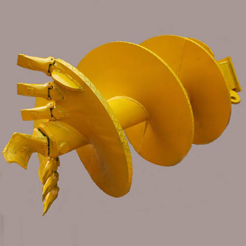 偃师市双头单螺直螺土层螺旋钻头结构