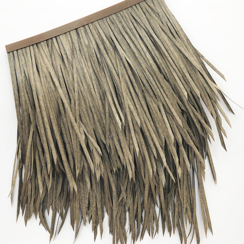 枯草色树脂凉亭仿真茅草瓦