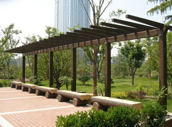 青岛防腐木木桥厂家即墨防腐木平台维修城阳防腐木花架那家好