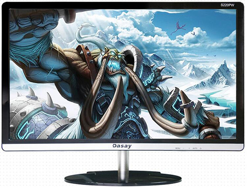 大鲨鱼21.5英寸22超薄窄边框液晶电脑屏京东价