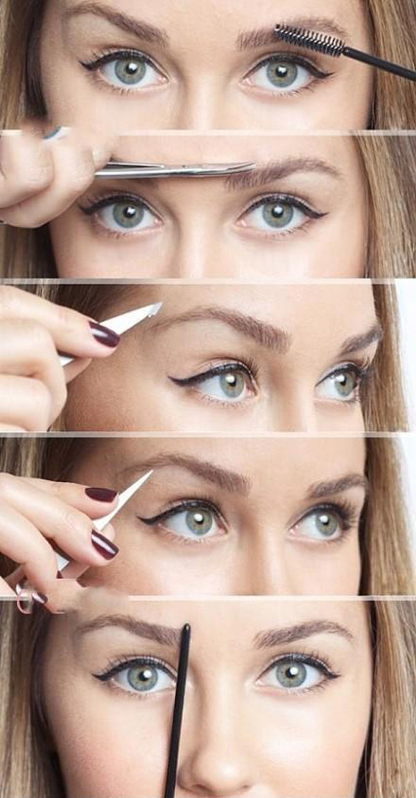 里面眉毛很重要的 下面神化彩妆化妆美甲学校的老师教你一款柳叶眉