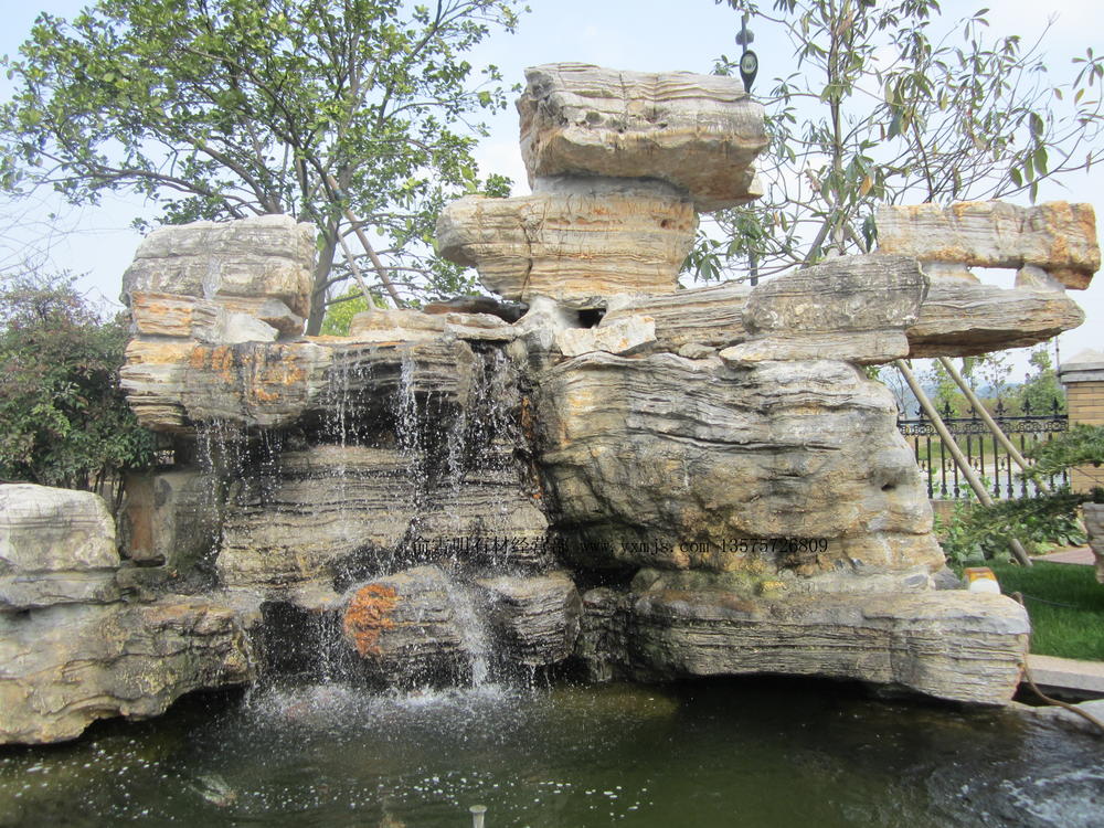 江苏园林假山驳岸工程制作厂家 园林景观石假山驳岸设计施工