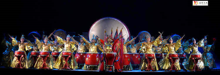 上海书院镇鼓乐团绛州鼓乐表演开场鼓乐演出