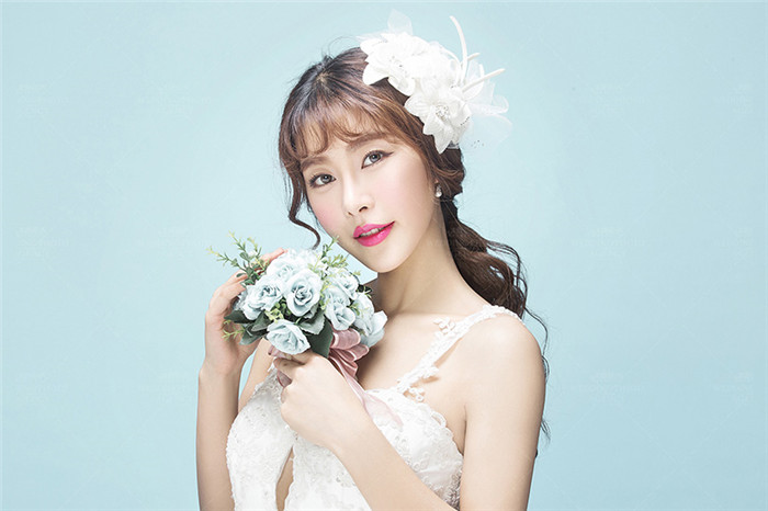 浪漫韩式婚纱照,拍出新娘优雅美