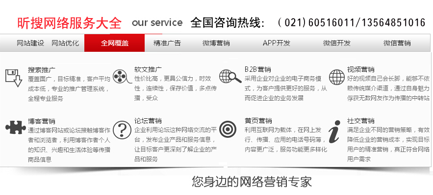 要做搜索引擎营销找上海哪家网络公司好