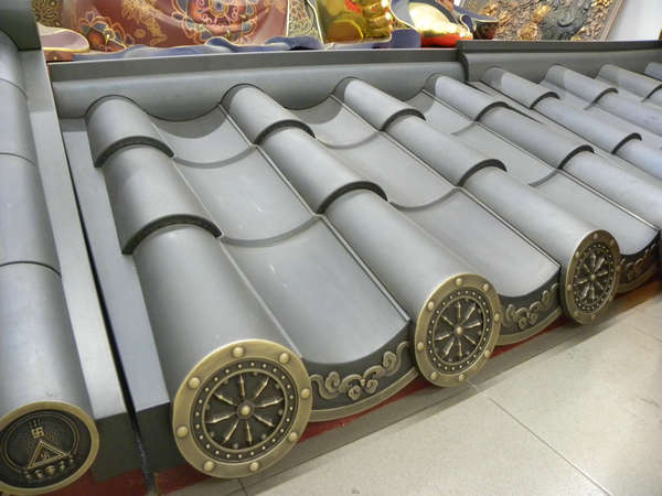 仿古铜瓦金属屋面瓦