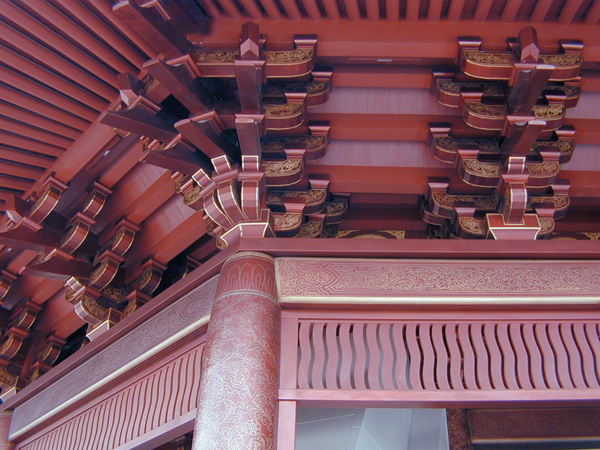 古建装饰材料商 古建瓦 铝瓦 金属斗拱 吻兽