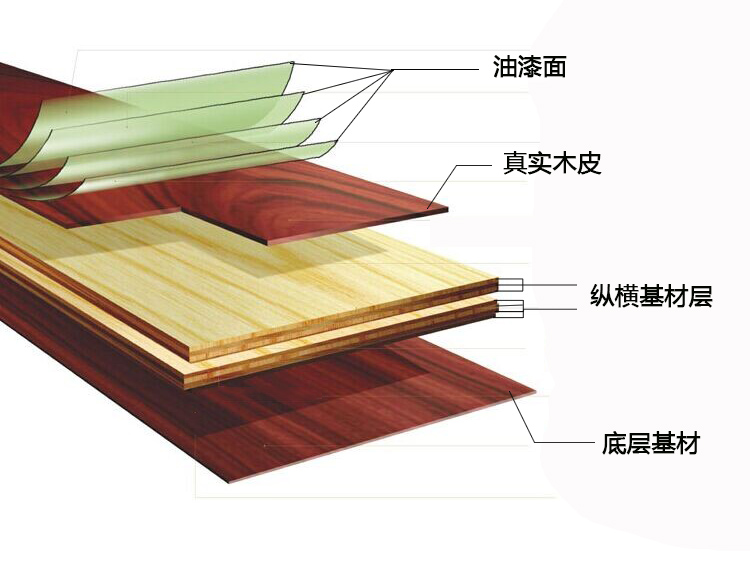 多层实木结构图