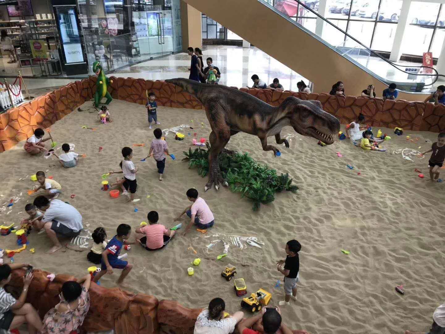 儿童室内恐龙考古乐园 儿童寻宝沙池 新概念考古职业体验馆