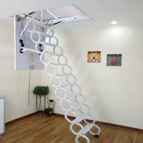 十堰竹山县品牌电动拉伸楼梯价格欢迎知道情况的