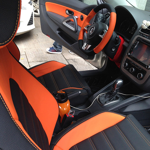 大众尚酷包真皮个性皮椅设计内饰个性升级