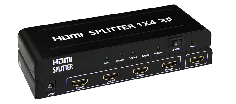 1x4 hdmi 分配器