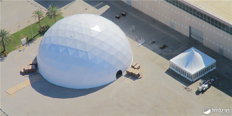 海南直径25米球形篷房生产公司/中国高质量球形篷房研发设计公司