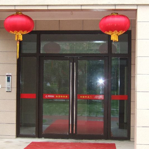 西安钢制单元门,钢框玻璃门-就选西安智腾建匠