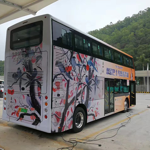 公益广告公交车贴