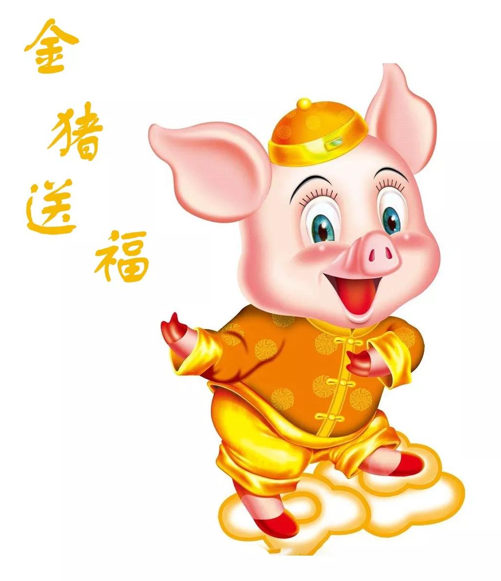金猪送福新的一年逢考必过
