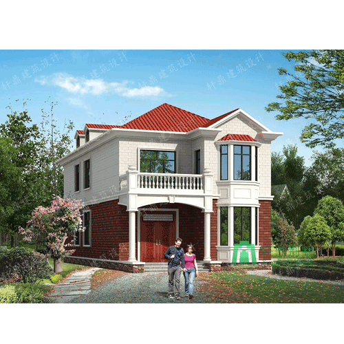 甘肃二层联排别墅设计图下载