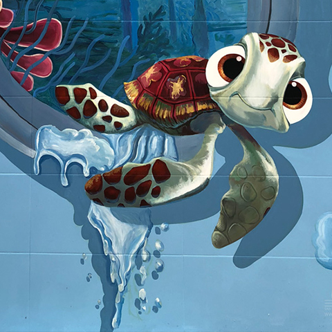 广州天河3d画墙绘_三丁目设计