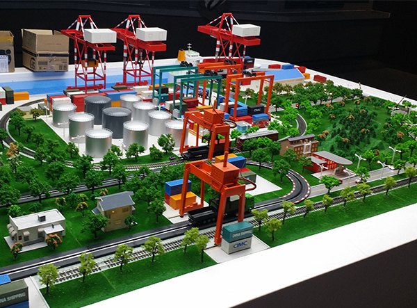 厂房厂区模型