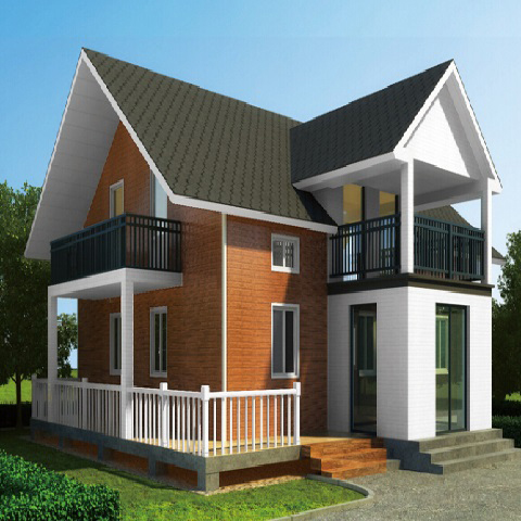 轻钢自保温集成节能别墅