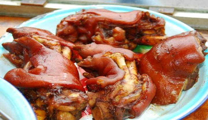 青岩古镇卤猪脚味道好吗